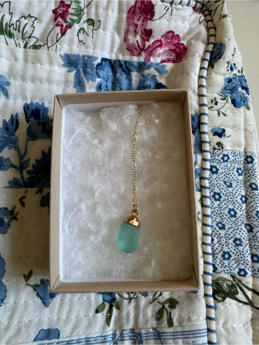 🌊🐬 Sea Glass Pendant Necklace| Coastal Jewelry |